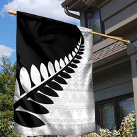 New Zealand Silver Fern Niho Taniwha Garden Flag LT9 - Polynesian Pride
