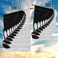 New Zealand Silver Fern Niho Taniwha Garden Flag LT9 - Polynesian Pride