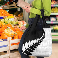 New Zealand Silver Fern Niho Taniwha Grocery Bag