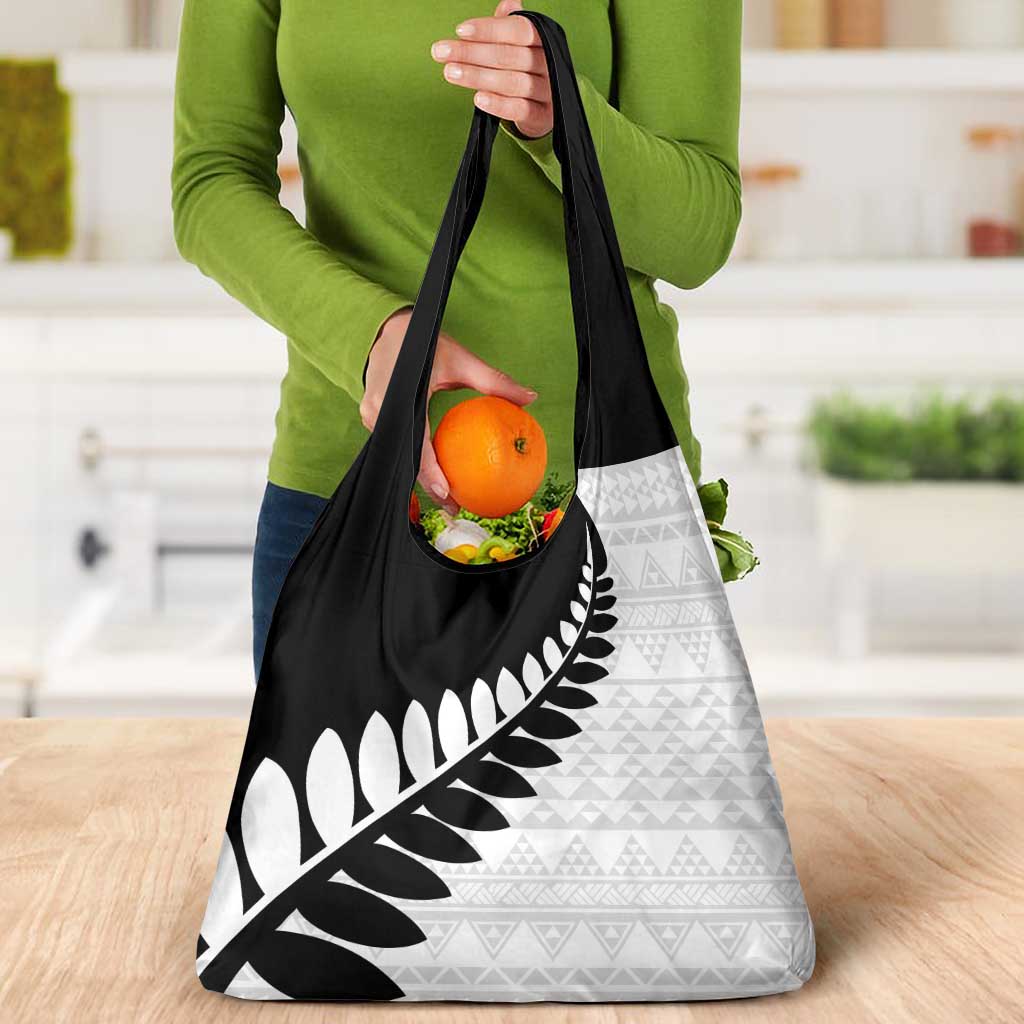 New Zealand Silver Fern Niho Taniwha Grocery Bag