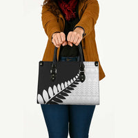 New Zealand Silver Fern Niho Taniwha Leather Bag - Polynesian Pride