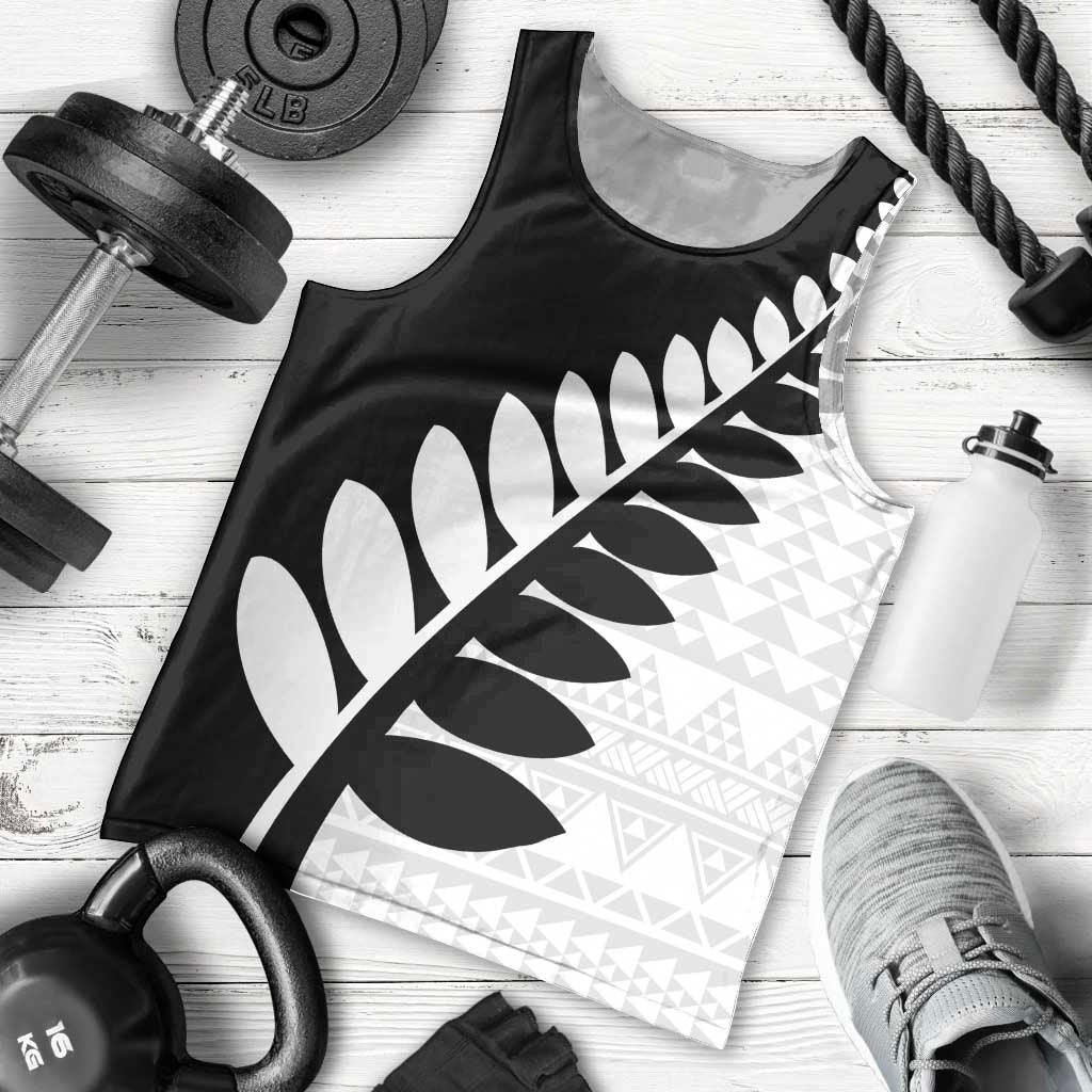 New Zealand Silver Fern Niho Taniwha Men Tank Top LT9 - Polynesian Pride