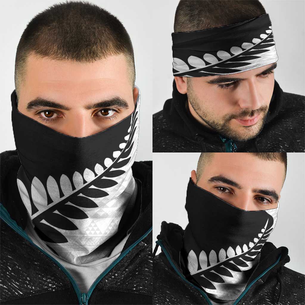 New Zealand Silver Fern Niho Taniwha Neck Gaiter - Polynesian Pride