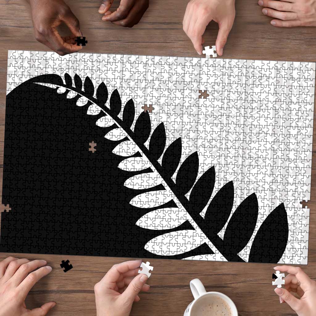 New Zealand Silver Fern Niho Taniwha Puzzle - Polynesian Pride