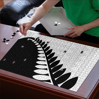 New Zealand Silver Fern Niho Taniwha Puzzle - Polynesian Pride