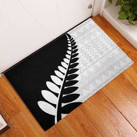 New Zealand Silver Fern Niho Taniwha Rubber Doormat LT9 - Polynesian Pride
