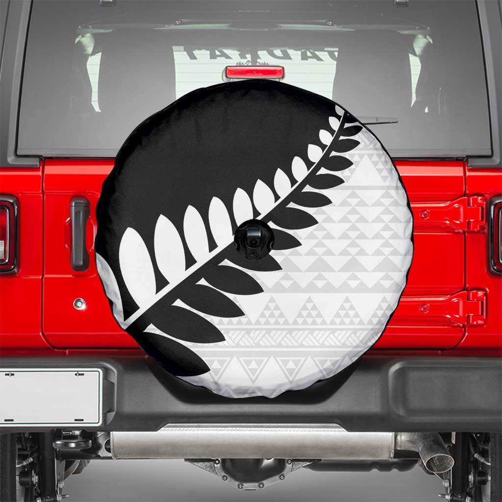 New Zealand Silver Fern Niho Taniwha Spare Tire Cover LT9 - Polynesian Pride