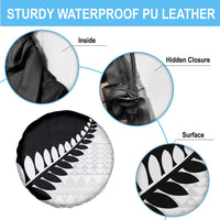 New Zealand Silver Fern Niho Taniwha Spare Tire Cover LT9 - Polynesian Pride