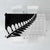 New Zealand Silver Fern Niho Taniwha Tablecloth