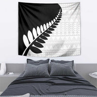 New Zealand Silver Fern Niho Taniwha Tapestry