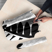 New Zealand Silver Fern Niho Taniwha Umbrella - Polynesian Pride