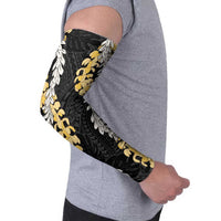 Puakenikeni and Maile Lei Arm Sleeves Black Double Strand Lei LT9 - Polynesian Pride