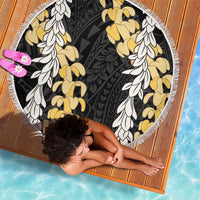 Puakenikeni and Maile Lei Beach Blanket Black Double Strand Lei LT9 - Polynesian Pride