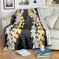 Puakenikeni and Maile Lei Blanket Black Double Strand Lei LT9 Black - Polynesian Pride