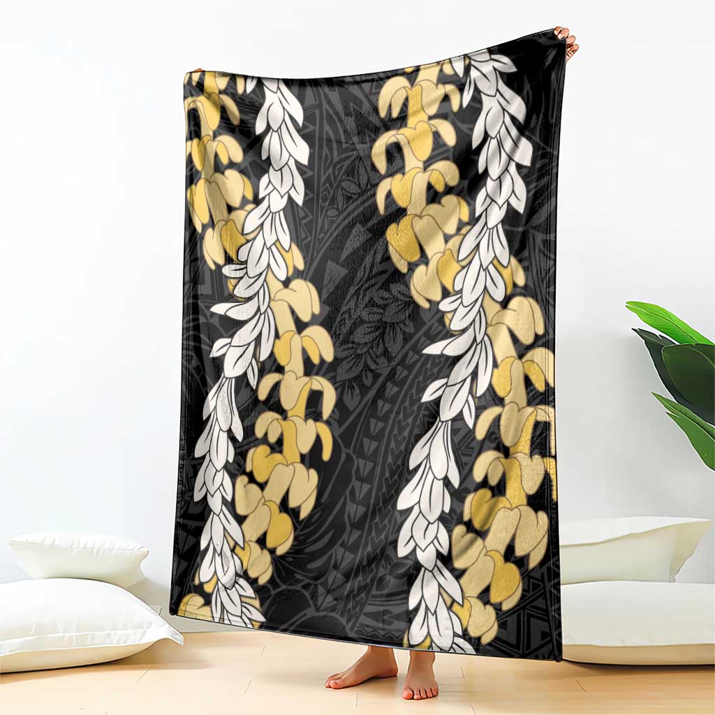 Puakenikeni and Maile Lei Blanket Black Double Strand Lei LT9 - Polynesian Pride