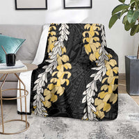 Puakenikeni and Maile Lei Blanket Black Double Strand Lei LT9 - Polynesian Pride