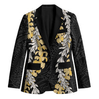 Puakenikeni and Maile Lei Blazer Black Double Strand Lei - Polynesian Pride