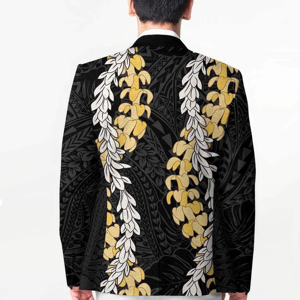 Puakenikeni and Maile Lei Blazer Black Double Strand Lei - Polynesian Pride