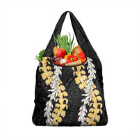 Puakenikeni and Maile Lei Grocery Bag Black Double Strand Lei LT9 1-pack One Size Black - Polynesian Pride