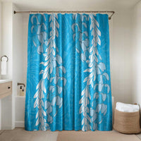 Puakenikeni and Maile Lei Bathroom Set Blue Double Strand Lei - Polynesian Pride