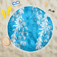 Puakenikeni and Maile Lei Beach Blanket Blue Double Strand Lei LT9 One Size 150cm Blue - Polynesian Pride