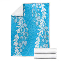 Puakenikeni and Maile Lei Blanket Blue Double Strand Lei LT9 - Polynesian Pride