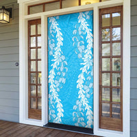 Puakenikeni and Maile Lei Door Cover Blue Double Strand Lei LT9 - Polynesian Pride
