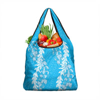 Puakenikeni and Maile Lei Grocery Bag Blue Double Strand Lei LT9 1-pack One Size Blue - Polynesian Pride