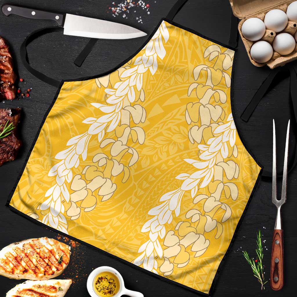 Puakenikeni and Maile Lei Apron Gold Double Strand Lei LT9 Gold - Polynesian Pride