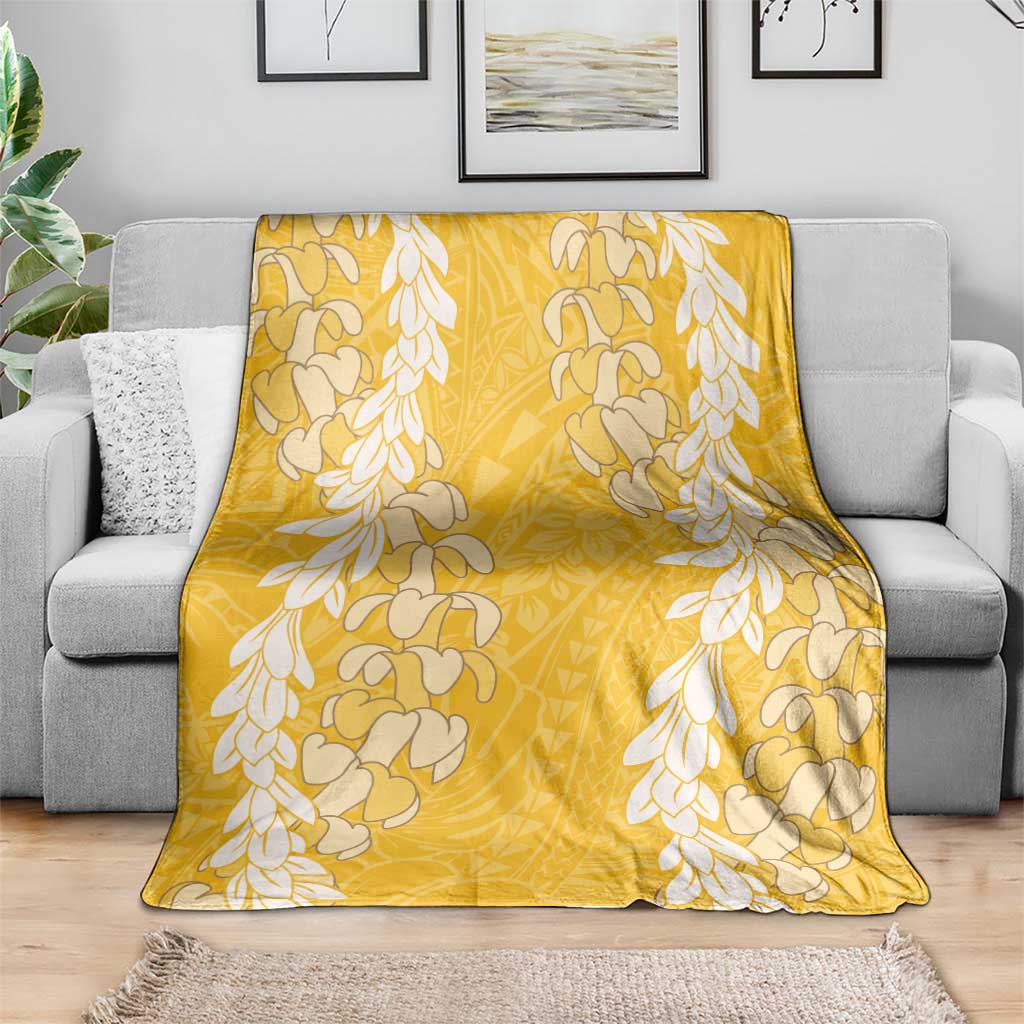 Puakenikeni and Maile Lei Blanket Gold Double Strand Lei LT9 - Polynesian Pride