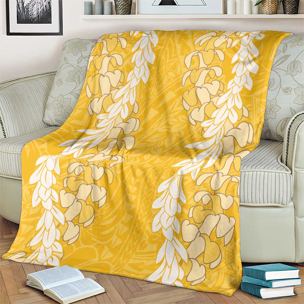 Puakenikeni and Maile Lei Blanket Gold Double Strand Lei LT9 - Polynesian Pride
