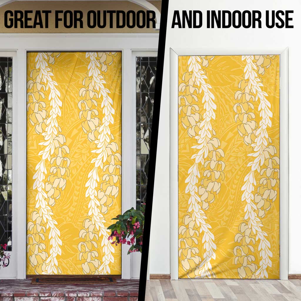 Puakenikeni and Maile Lei Door Cover Gold Double Strand Lei LT9 - Polynesian Pride