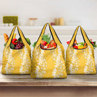 Puakenikeni and Maile Lei Grocery Bag Gold Double Strand Lei LT9 3-pack One Size Gold - Polynesian Pride