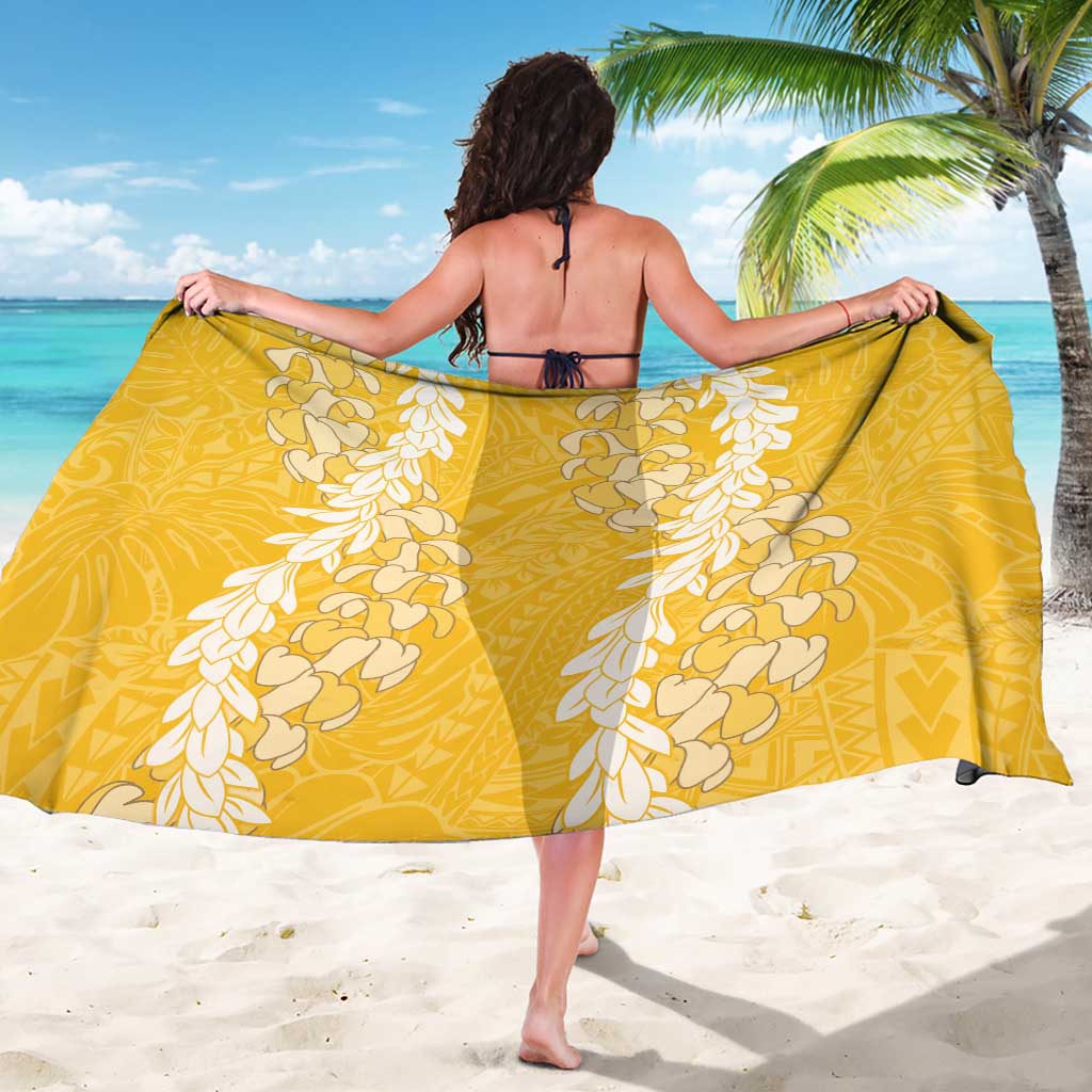 Puakenikeni and Maile Lei Sarong Gold Double Strand Lei