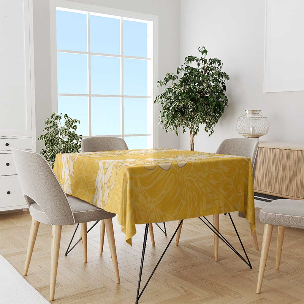 Puakenikeni and Maile Lei Tablecloth Gold Double Strand Lei LT9 - Polynesian Pride