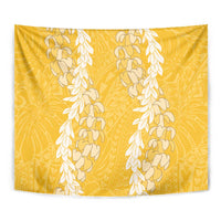 Puakenikeni and Maile Lei Tapestry Gold Double Strand Lei