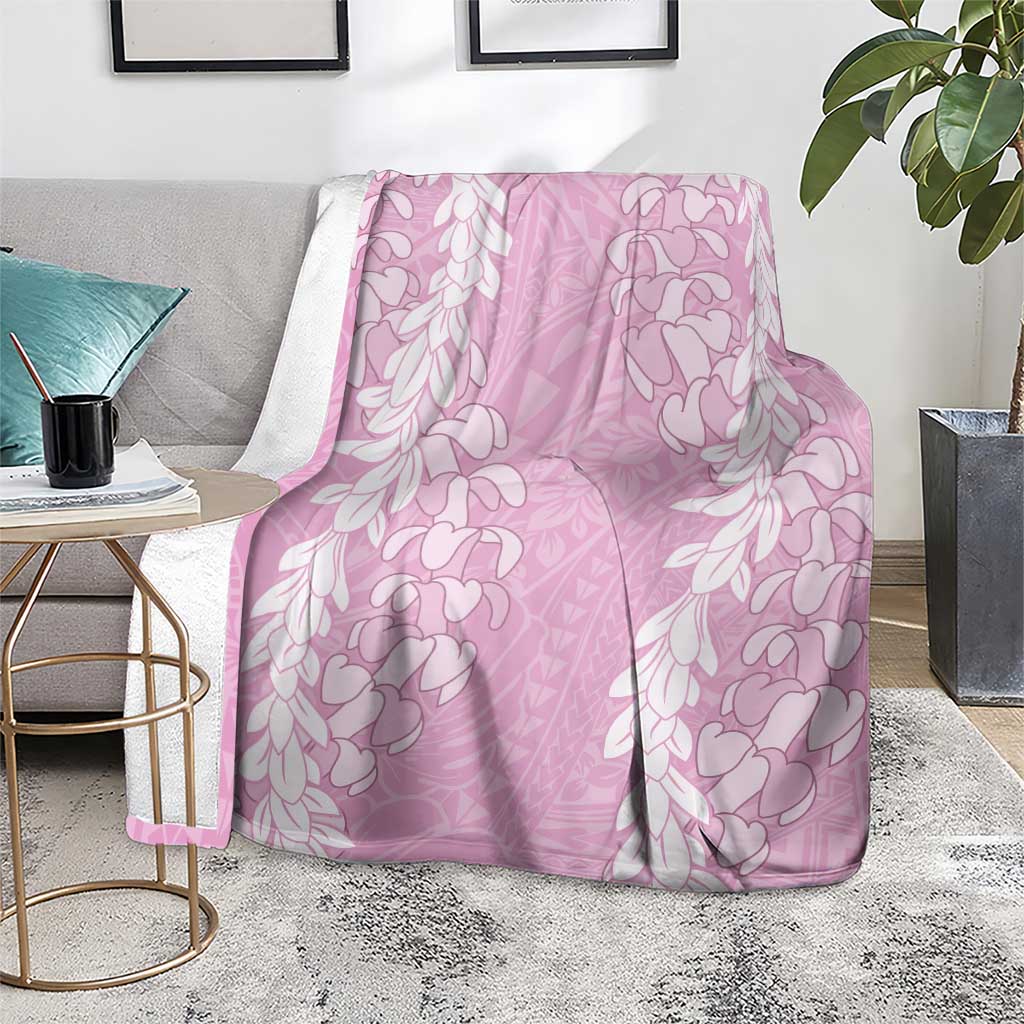 Puakenikeni and Maile Lei Blanket Pink Double Strand Lei LT9 - Polynesian Pride