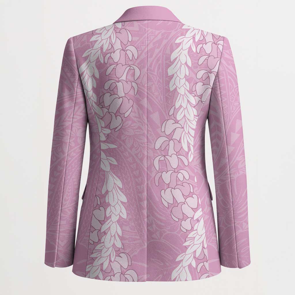 Puakenikeni and Maile Lei Blazer Pink Double Strand Lei - Polynesian Pride