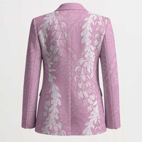 Puakenikeni and Maile Lei Blazer Pink Double Strand Lei - Polynesian Pride