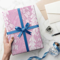 Puakenikeni and Maile Lei Wrapping Paper Pink Double Strand Lei LT9 - Polynesian Pride