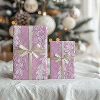 Puakenikeni and Maile Lei Wrapping Paper Pink Double Strand Lei LT9 - Polynesian Pride