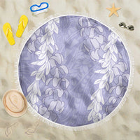 Puakenikeni and Maile Lei Beach Blanket Purple Double Strand Lei LT9 One Size 150cm Purple - Polynesian Pride
