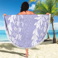 Puakenikeni and Maile Lei Beach Blanket Purple Double Strand Lei LT9 - Polynesian Pride