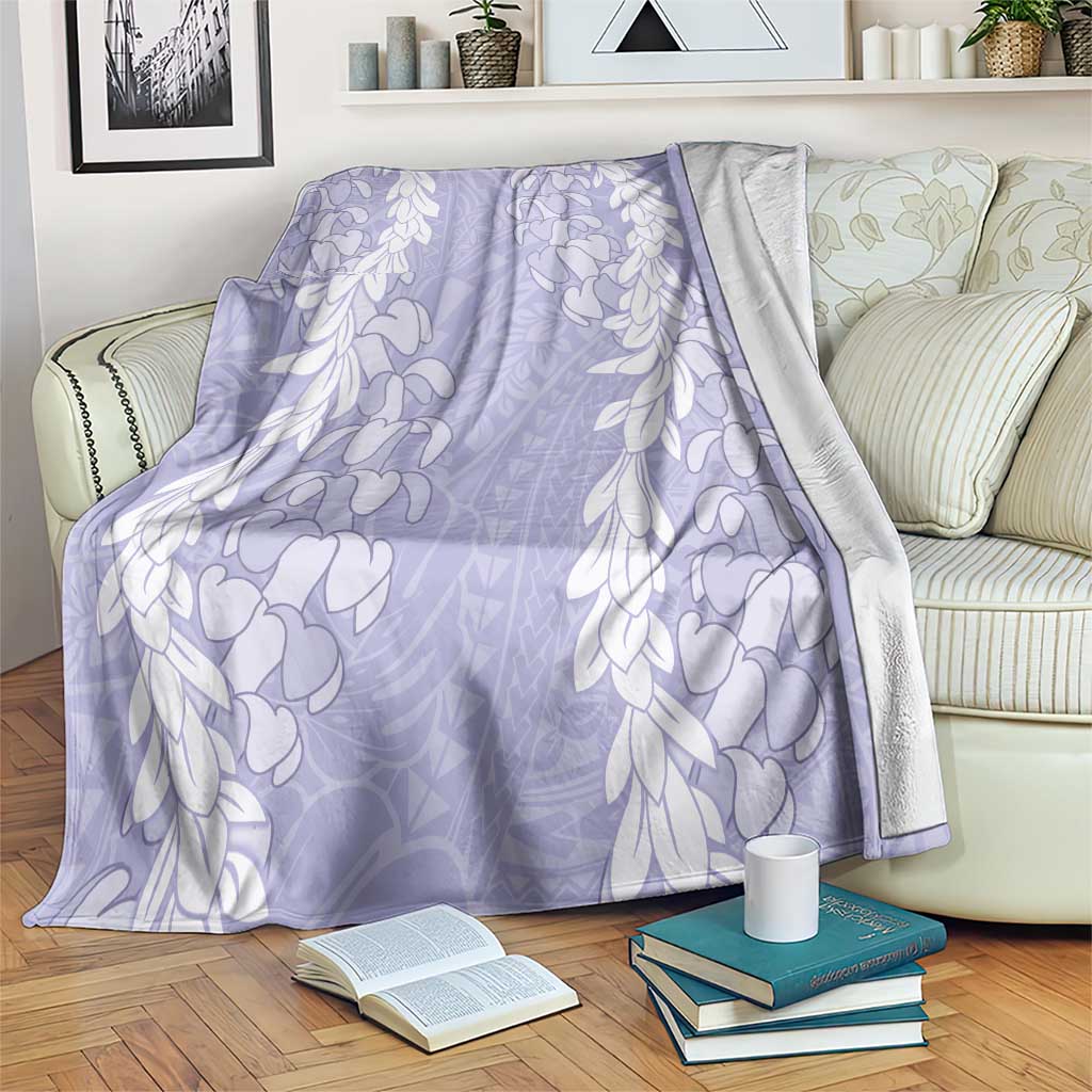 Puakenikeni and Maile Lei Blanket Purple Double Strand Lei LT9 Purple - Polynesian Pride