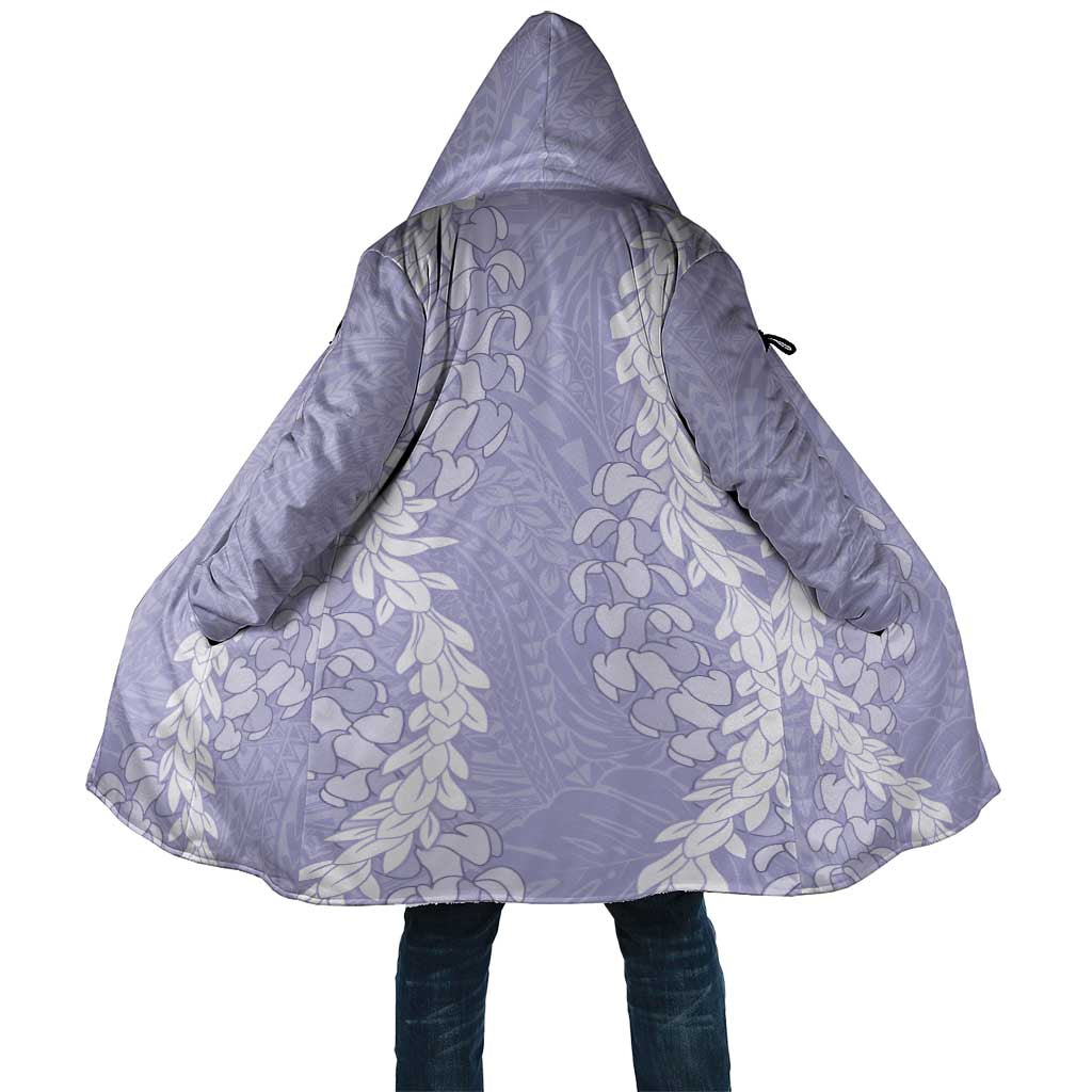 Puakenikeni and Maile Lei Cloak Purple Double Strand Lei - Polynesian Pride