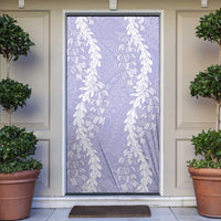 Puakenikeni and Maile Lei Door Cover Purple Double Strand Lei LT9 Purple - Polynesian Pride