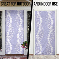 Puakenikeni and Maile Lei Door Cover Purple Double Strand Lei LT9 - Polynesian Pride