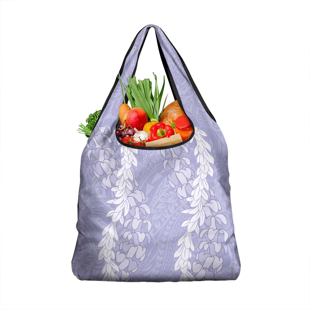 Puakenikeni and Maile Lei Grocery Bag Purple Double Strand Lei LT9 1-pack One Size Purple - Polynesian Pride