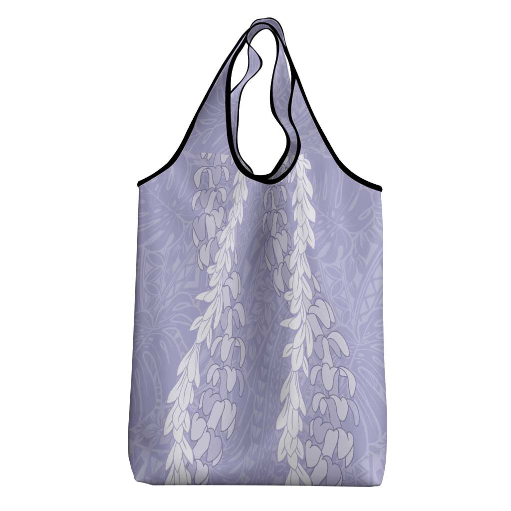 Puakenikeni and Maile Lei Grocery Bag Purple Double Strand Lei LT9 - Polynesian Pride