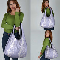 Puakenikeni and Maile Lei Grocery Bag Purple Double Strand Lei LT9 - Polynesian Pride